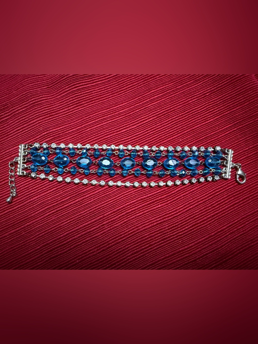 Park Lane Malibu Bracelet Blue Austrian Crystal Retired $67